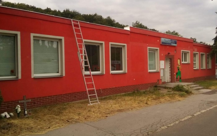 Teplená izolace střechy na prodejně v Ústí nad Labem (1)