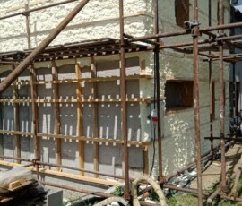 Mosty u Jablunkova - zateplení fasády PUR pěnou - stříkanou PUR izolací- PUR pěnou