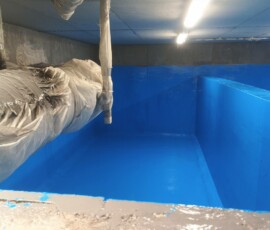 Hydroizolace přepadové jímky
