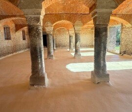 Realizace PUR izolace podlahy – historický objekt Žumberk Rekonstrukce historického objektu v Žumberku – 330 m² PUR izolace